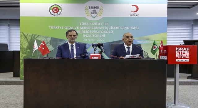 Türk Kızılay ile Şekerİş arasında iş birliği protokolü imzalandı