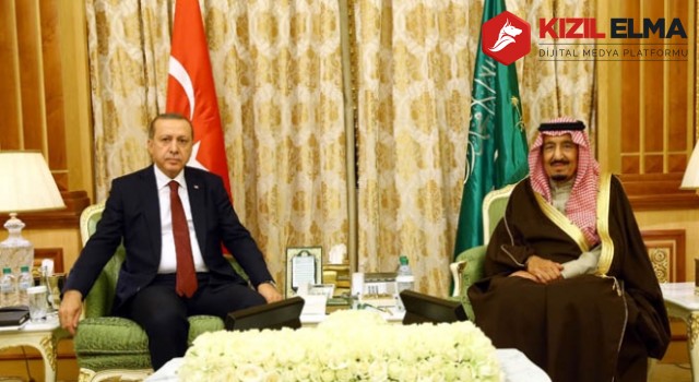 Cumhurbaşkanı Erdoğan, Suudi Arabistan Kralı Selman ile bir araya geldi