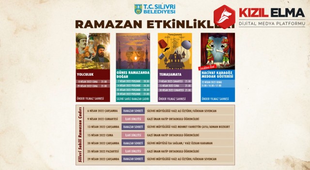 SİLİVRİ BELEDİYESİNDEN RAMAZAN’A ÖZEL ETKİNLİKLER