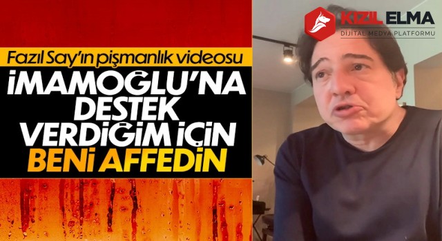 Fazıl Say: İmamoğlu'nu savunduğum için toplumdan özür dilerim