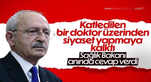 Bakan Koca'dan Kılıçdaroğlu'na: Biraz da olsa üzgün görünemez miydiniz