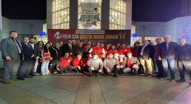 Kan bağışında İstanbul rekoru Şişli’de kırıldı