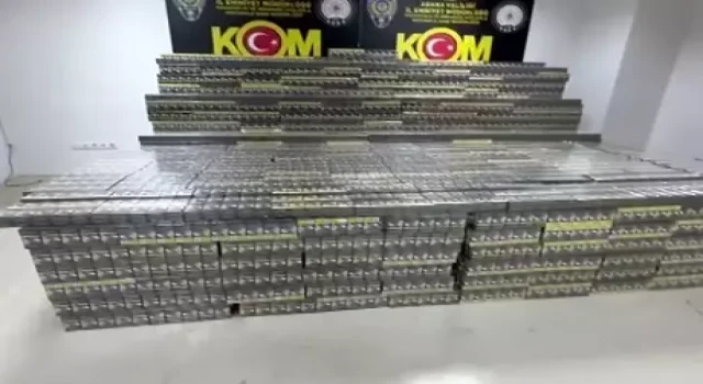 5 milyonluk kaçak sigara kamyonette ele geçirildi! Şüphelinin ifadesi şaşkınlık yarattı
