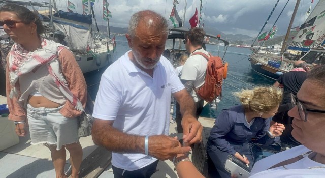 Global Sumud filosu Marmaris’ten Gazze’ye doğru yola çıktı