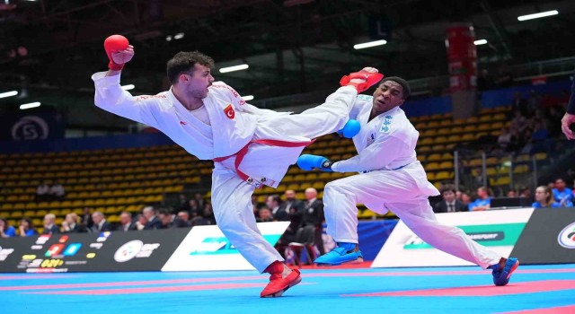 Karate şampiyonasında Avrupa ikinci oldu