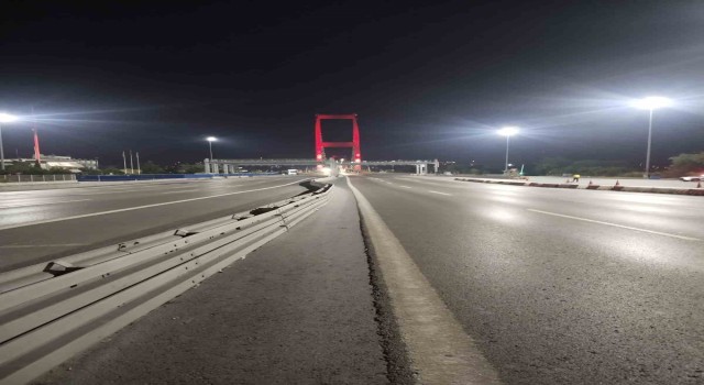 15 Temmuz Şehitler Köprüsü ”Milli Birlik Etkinlikleri” kapsamında trafiğe kapatıldı