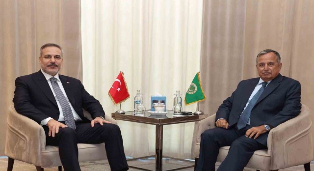 Bakan Fidan, Arap Birliği Genel Sekreteri Fehmi ile görüştü
