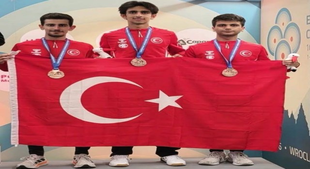 Erzincanlı milli atıcı Avrupa üçüncüsü oldu