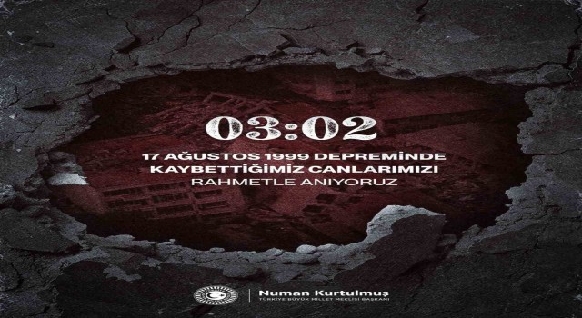 TBMM Başkanı Kurtulmuş: ”(1999 Gölcük Depremi) Kaybettiğimiz canlarımızı aradan geçen yıllara rağmen unutmadık, unutmayacağız”