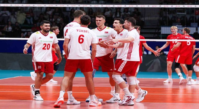 A Milli Erkek Voleybol Takımı, hazırlık maçında Danimarka’yı mağlup etti