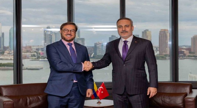 Bakan Fidan, Venezuela Dışişleri Bakanı Felix Plasencia Gonzales ile bir araya geldi
