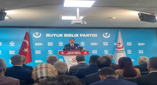 BBP Başkanı Destici: ”Orduyla, teröristle, savaşla, silahla yapamadıklarını bu sefer LGBT dernekleri vasıtasıyla aile kurumlarımıza saldırıyorlar”