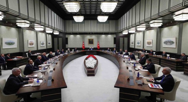 Kabine Toplantısı Cumhurbaşkanı Erdoğan’ın başkanlığında başladı.