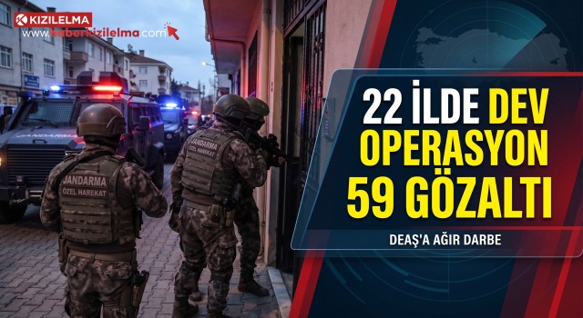 22 İlde Dev Terör Operasyonu! DEAŞ'a Ağır Darbe: 59 Şüpheli Yakalandı