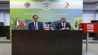 Türk Kızılay ile Şekerİş arasında iş birliği protokolü imzalandı