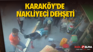 Karaköy'de nakliyeci dehşeti