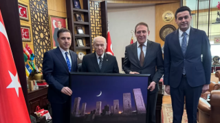 MHP'li Muhammet Hanifi Macit’ten MHP Lideri Bahçeli’ye anlamlı ziyaret