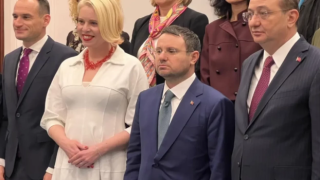 Adalet Bakanı Akın Gürlek, Slovenya Ulusal Meclis Başkanı Zupancic ile bir araya geldi