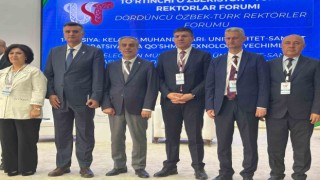 EÜ Rektörü Prof. Dr. Musa Alcı ”Özbekistan-Türkiye 4. Rektörler Forumu”na katıldı