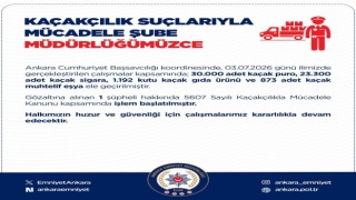 Ankara’da kaçakçılık operasyonu: 30 bin adet kaçak puro ele geçirildi