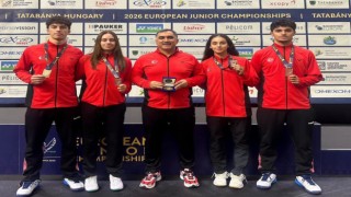 Erzincanlı milli sporcular Avrupa üçüncüsü olan Türkiye’nin gururuna ortak oldu