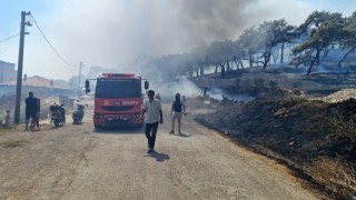 Kazdağları eteklerinde yangına 9 uçak 6 helikopter ile müdahale ediliyor