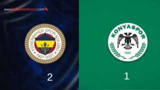 Trendyol Süper Lig: Fenerbahçe: 2 - Konyaspor: 1 (Maç devam ediyor)