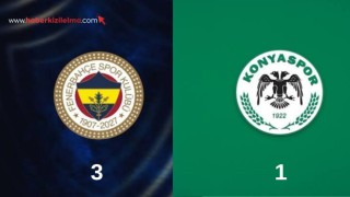 Trendyol Süper Lig: Fenerbahçe: 3 - Konyaspor: 1 (Maç devam ediyor)
