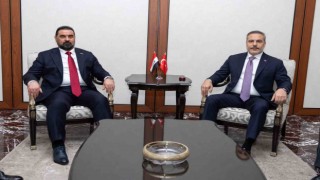 Bakan Fidan, Irak Temsilciler Meclisi Başkanı Halbusi ile görüştü