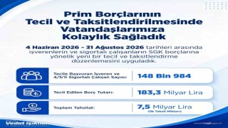 Bakan Işıkhan: ”Prim borçlarının tecil ve taksitlendirilmesinde vatandaşlarımıza kolaylık sağladık”