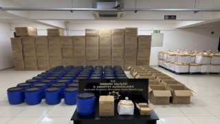 Mersin’de uyuşturucu operasyonu: 6 milyon boş kapsül ve 1 ton 250 kilo ham madde ele geçirildi