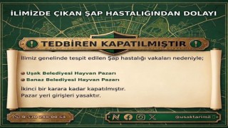 Uşak’ta hayvan pazarları kapatıldı